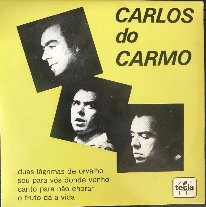 Disco Vinil Carlos Do Carmo : DUAS LÁGRIMAS DE ORVALHO