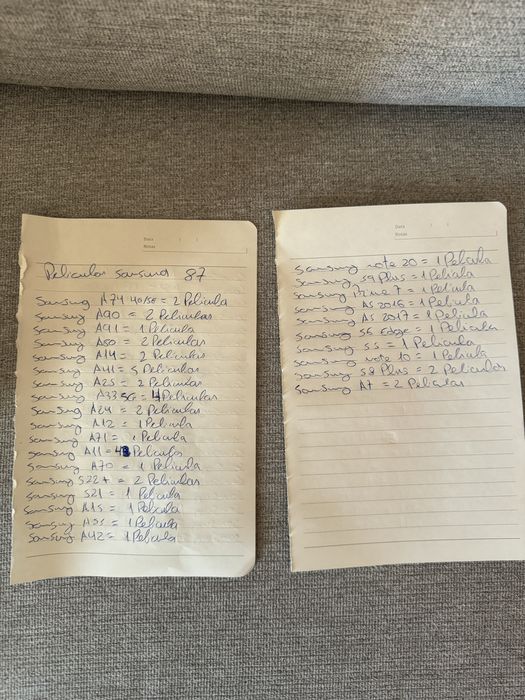 Peliculas de vidro NOVAS 229 iphone/Sam/Tcl/xiaomi/ huawei/oppo