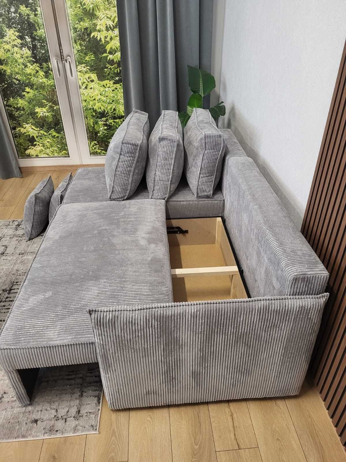 Narożnik FABIO II sprężyna BONELL DOSTAWA rogówka łóżko sofa 7 dni