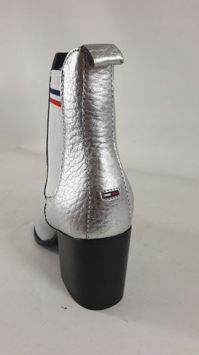 TOMMY HILFIGER BOTKI skórzane kozaki nowe PÓŁBUTY R.38