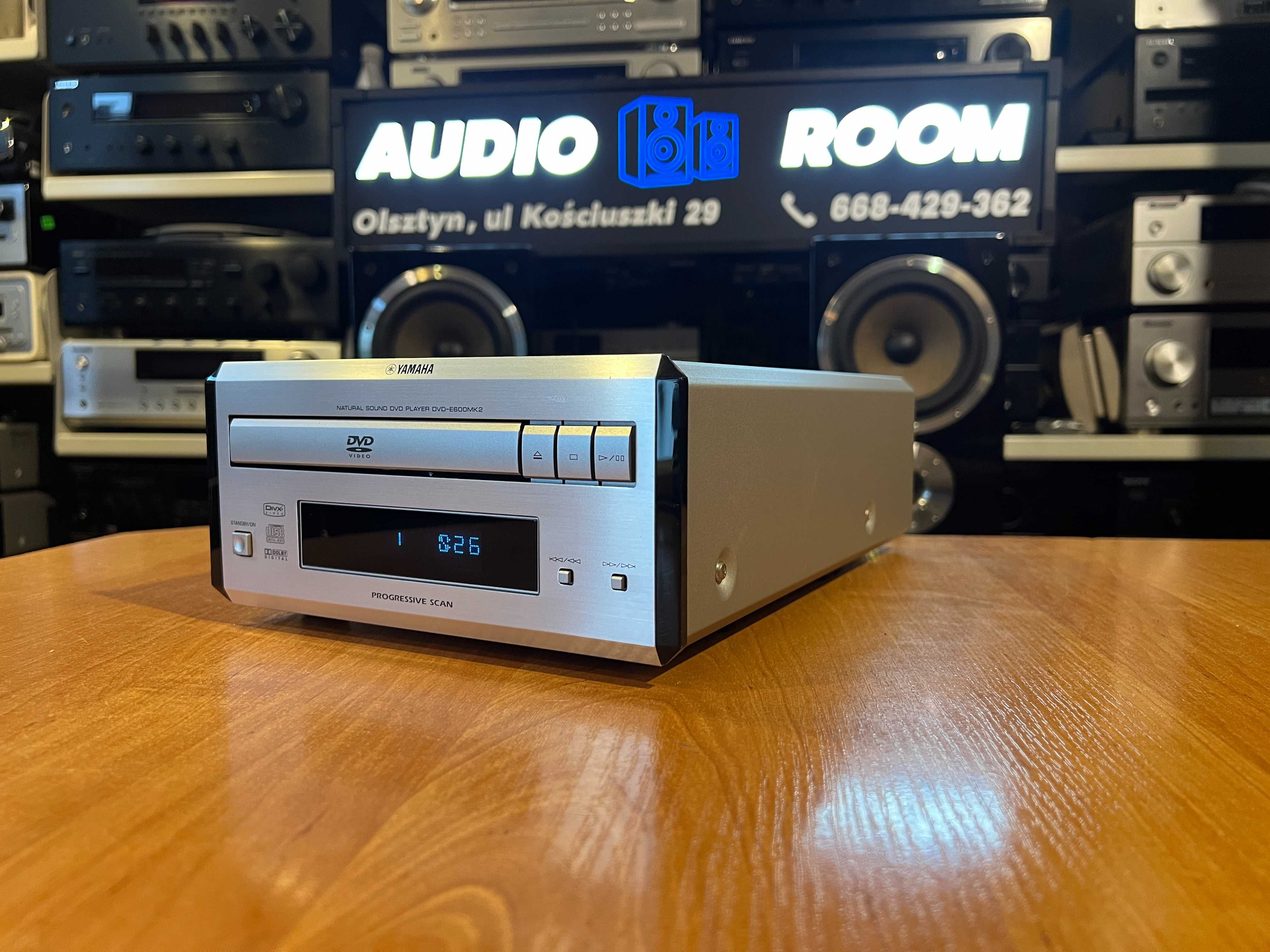 Odtwarzacz płyt CD/DVD Yamaha DVD-E600MK2 PianoCraft, Audio Room