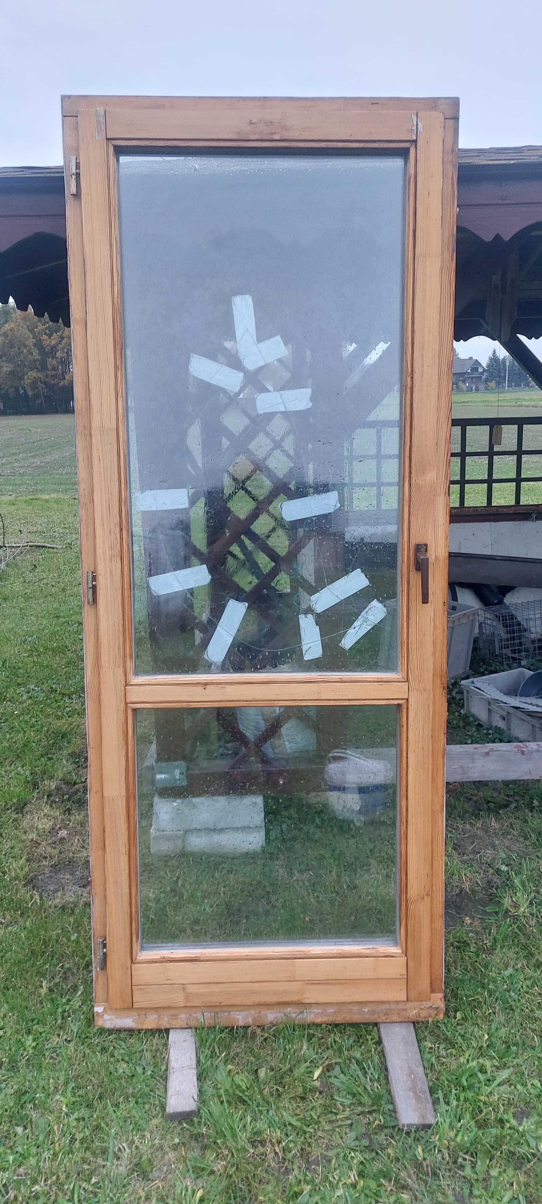 Sprzedam tanio używane drzwi balkonowe