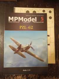 Model kartonowy - MPModel 05 - PZL-62 + wręgi