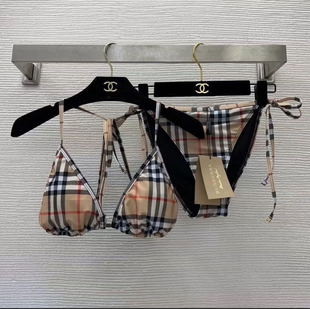 Купальник раздельный Burberry, Christian Dior, Fenti