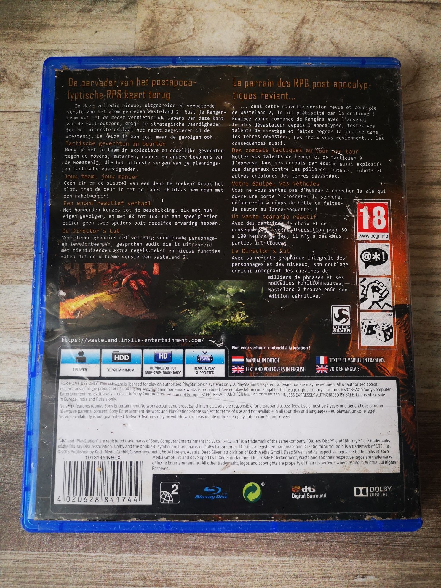 Gra Wasteland 2 Directors Cut cześć PS 4