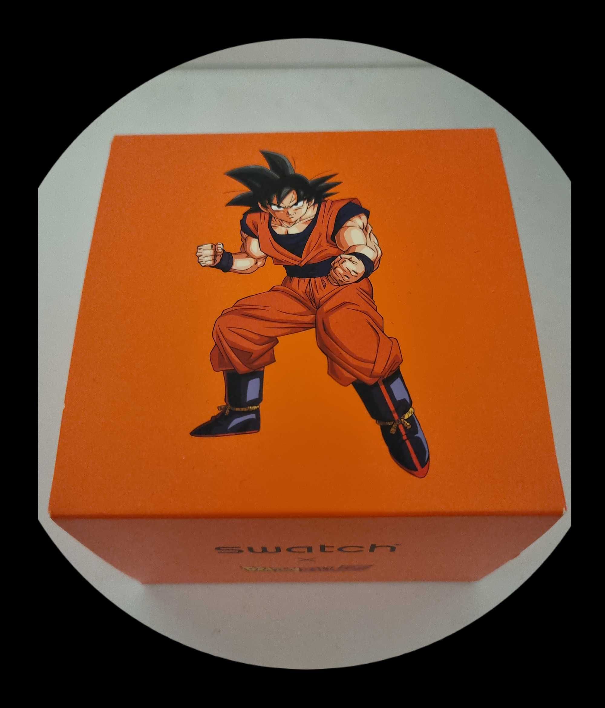 Relógio Swatch Dragonball Z - Versão Goku