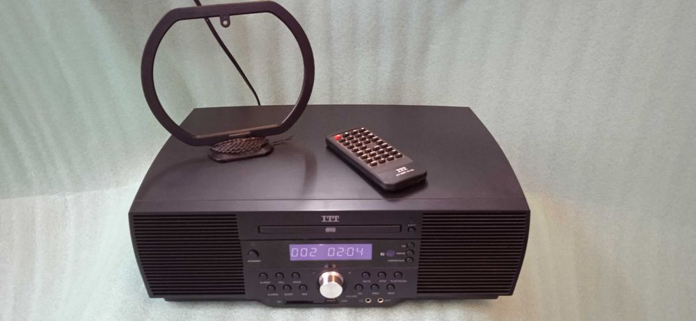 Zestaw audio HI-FI Wieża ITT MSR 10-100 VINTAGE CD, MP3,USB,SD,AUX