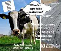 Słupek  słupki betonowe betonowy na pastwisko siatki leśnej