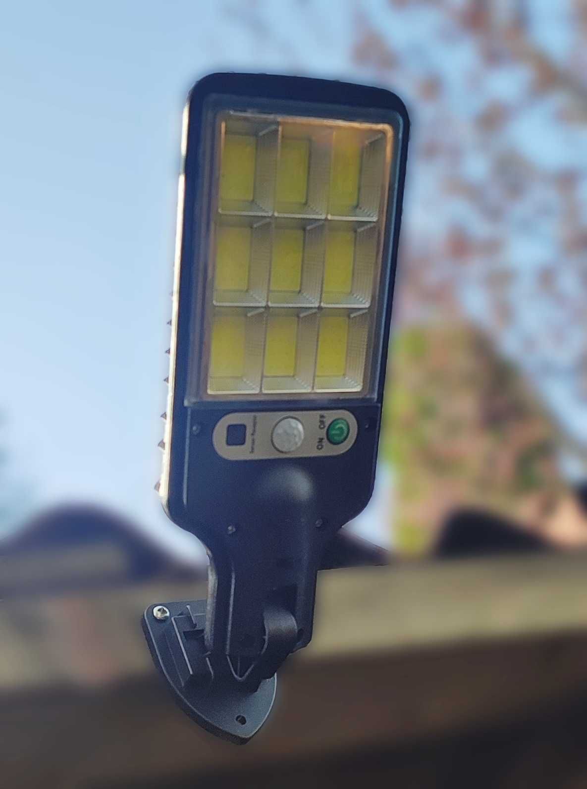 Lampa solarna, uliczna ,z czujnikiem ruchu , zmierzchu , zestaw 2 szt.