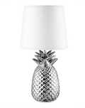 Dekoracyjna lampka stołowa, nocna ceramiczna ANANAS - 35 cm