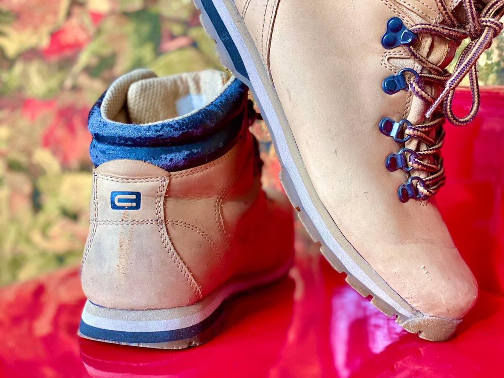 Ботинки CROPP кожаные. Ботиночки. Сапоги. Ботинки по типу Timberland