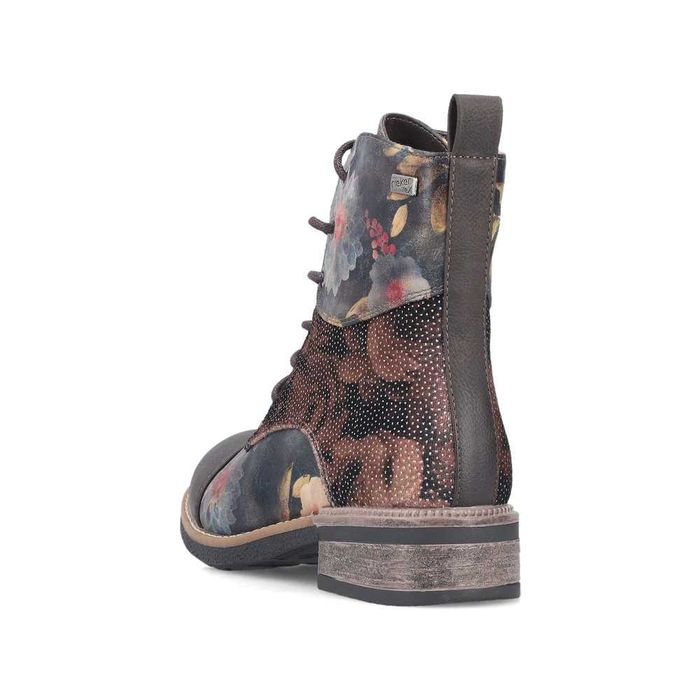 Botki w kwiart - Rieker - r: 36, 37, 38, 39, 40, 41,