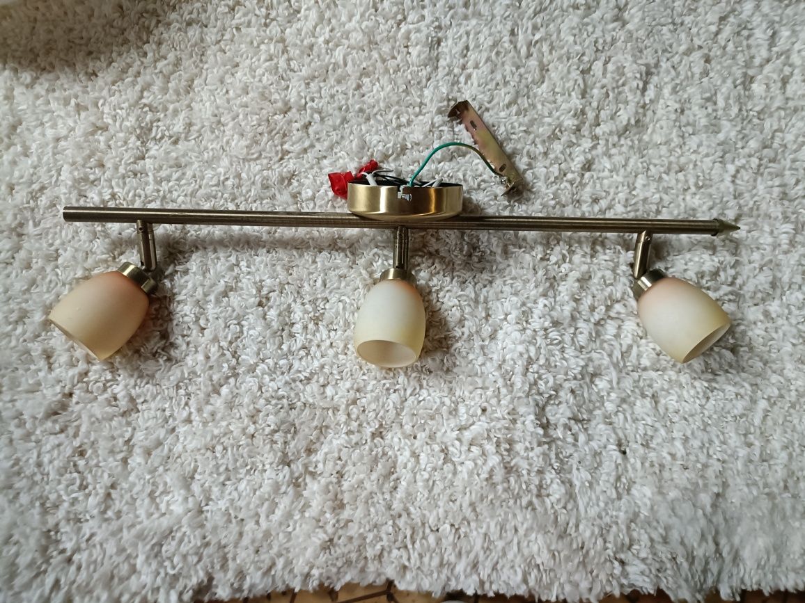 Lampa sufitowa żyrandol na 3 żarówki