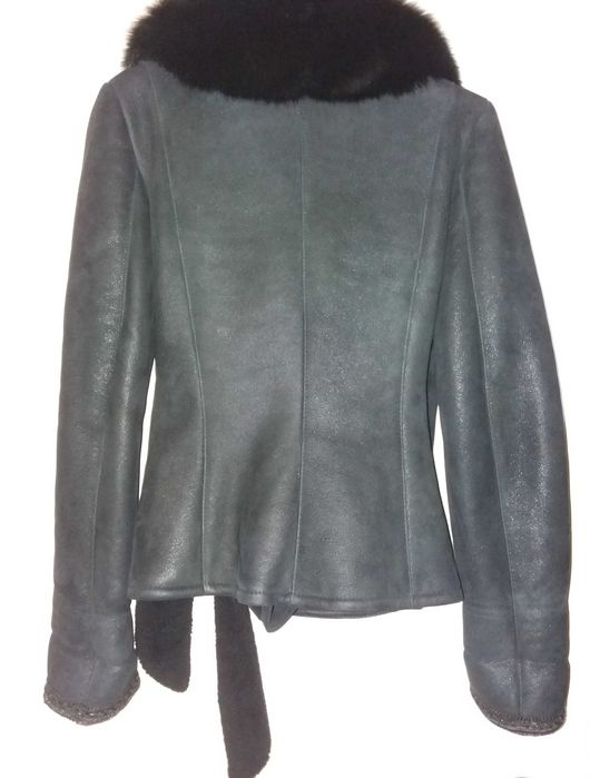 Дубленка короткая натуральная замшевая можно обмен