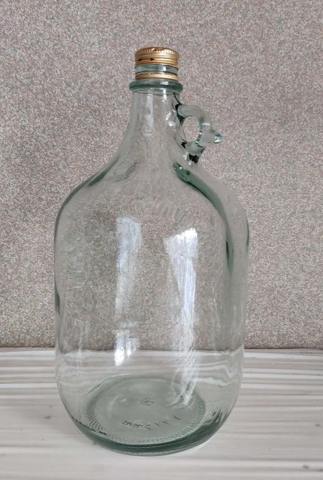 Gąsior, butelka, balon szklany 5L - na wino, nalewki, soki