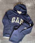 ОРИГІНАЛ | Костюм GAP синій фліс, теплий костюм геп флис худи штаны