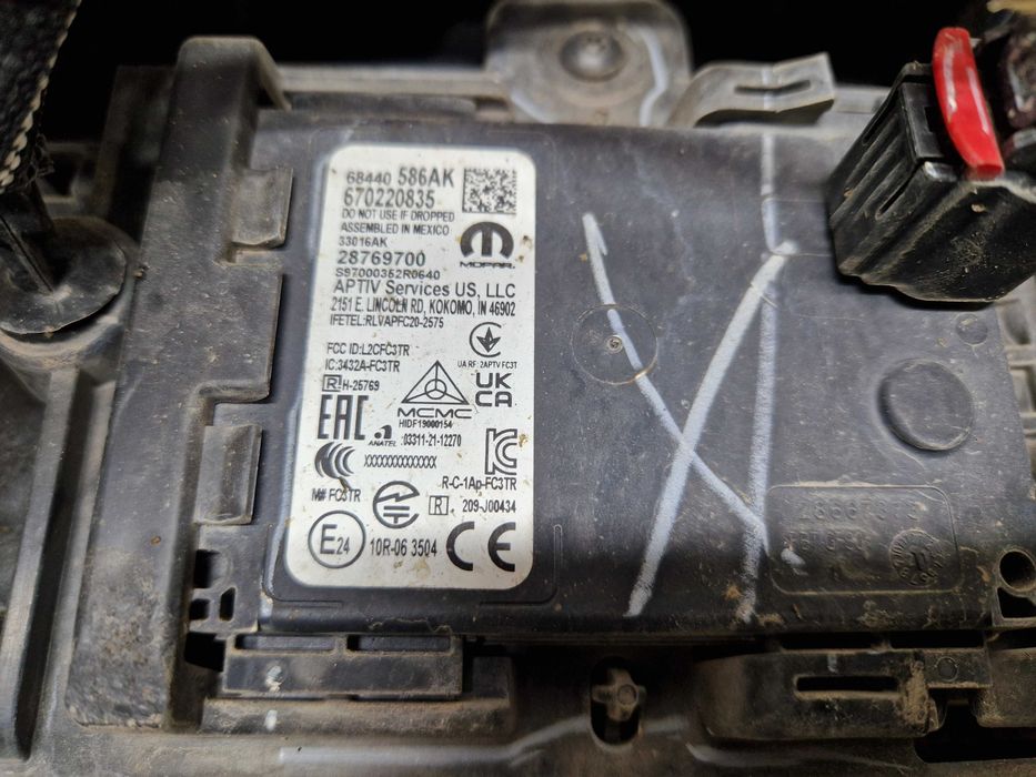 Дистроник Радар круиз Jeep Grand Cherokee WL 21-25 68440586AK