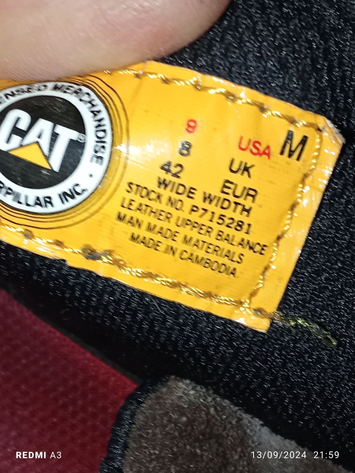Botas homem Caterpillar