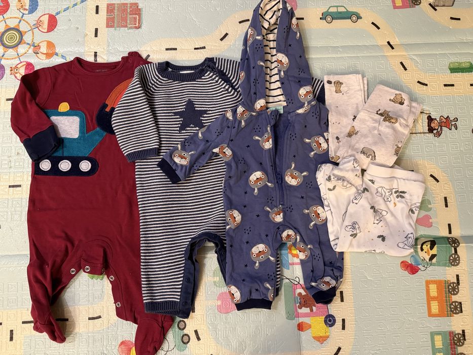 Zestaw paczka paka ubranek dla niemowlaka 62-74