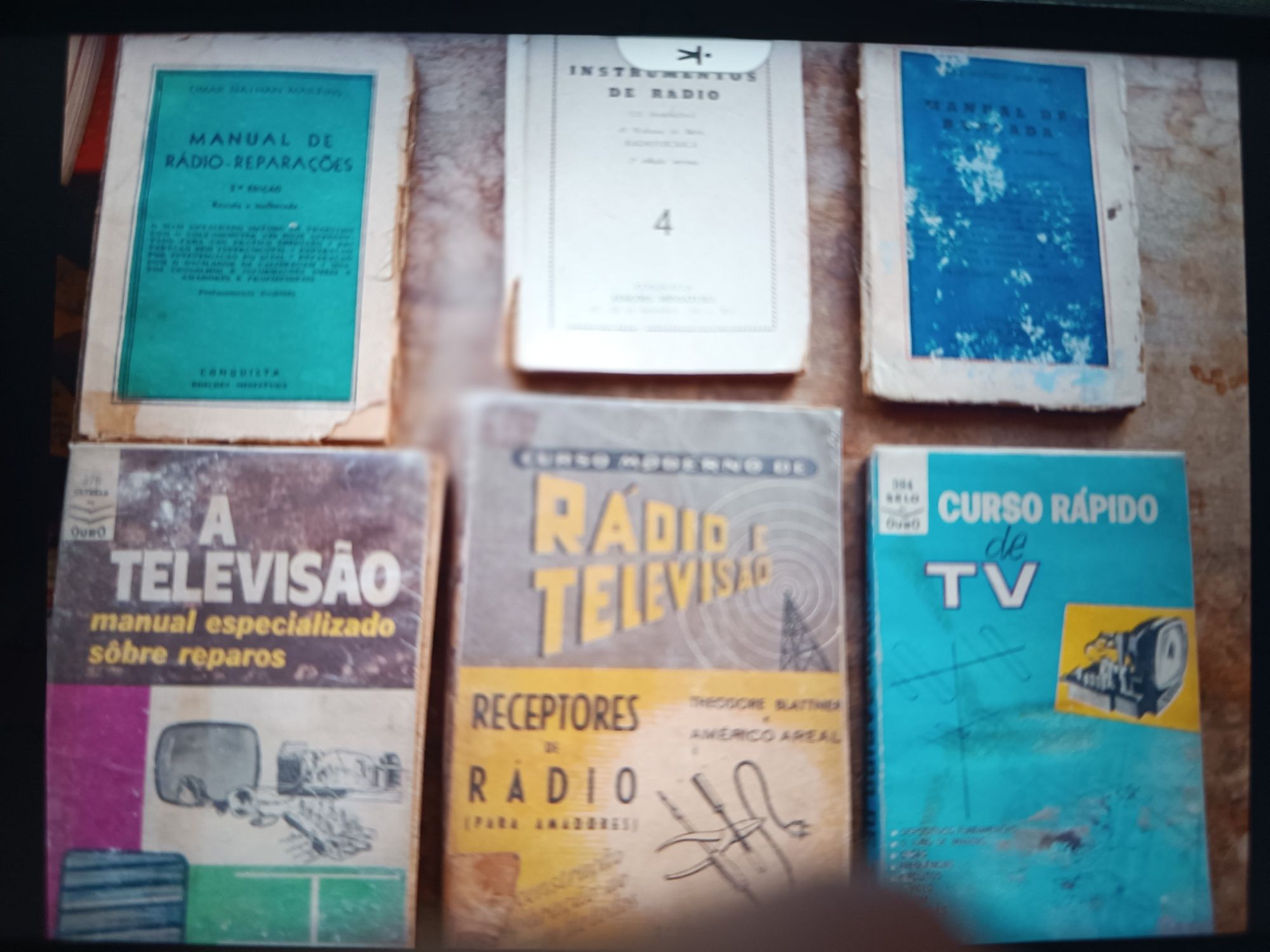 Eletrónica e TV analógica livros de bolso