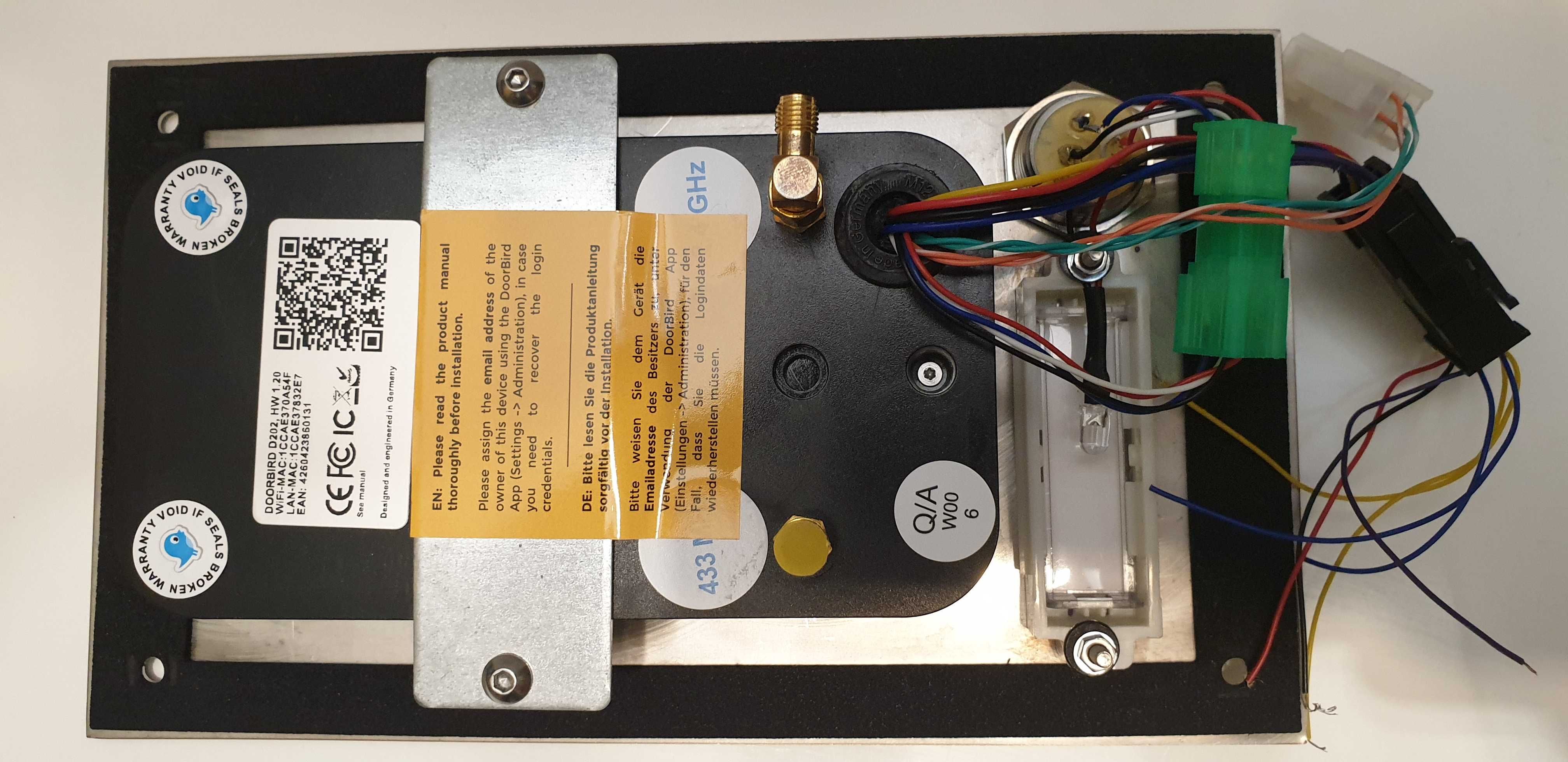 DoorBird D202 HW 1.20 Wideodomofon IP