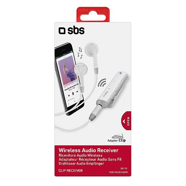 Adapter Bluetooth SBS TEBTRECEIVERW bezprzewodowy odbiornik z zestawem