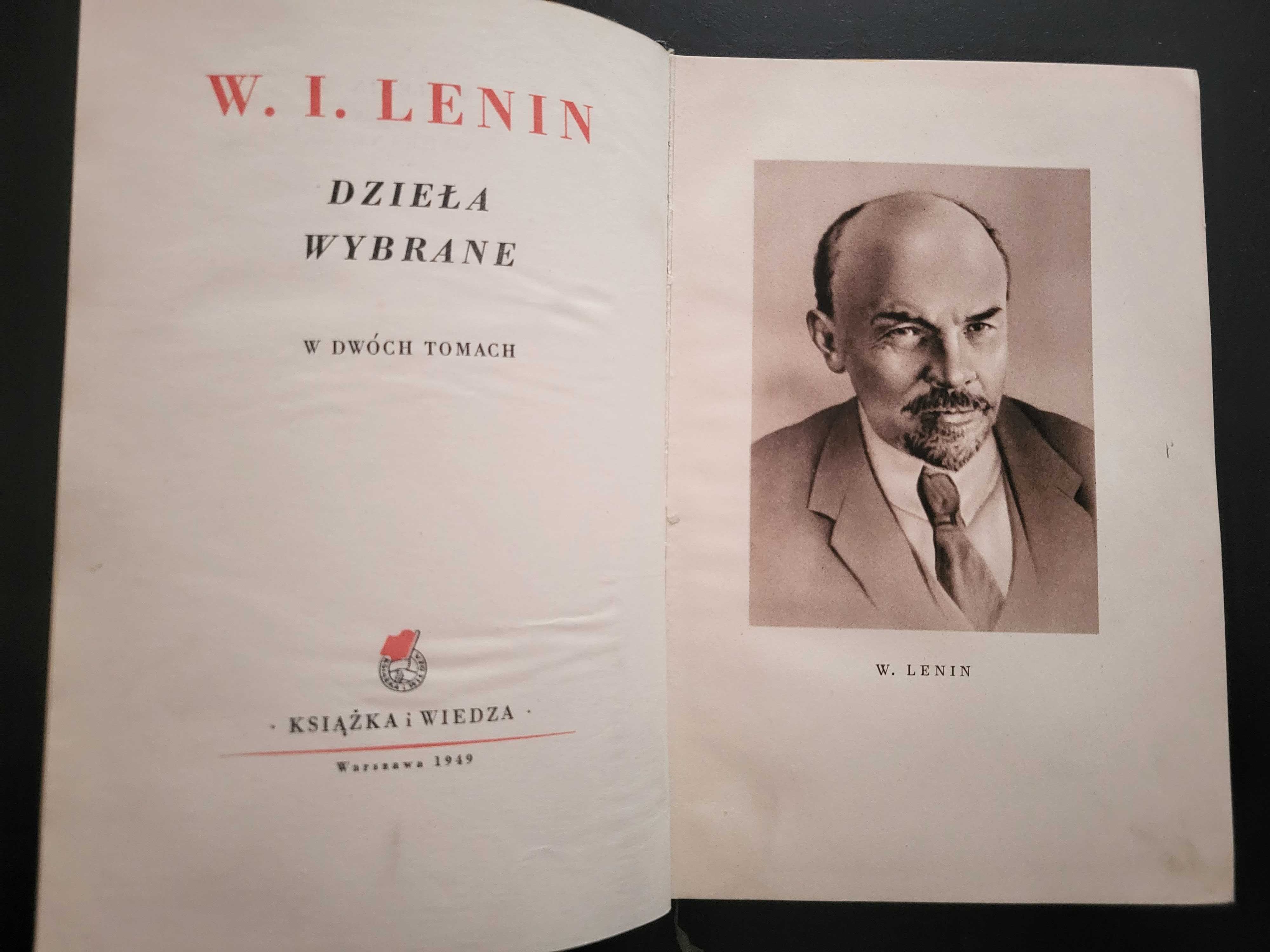 Dzieła wybrane W. Lenin 1949 r. Tom 2