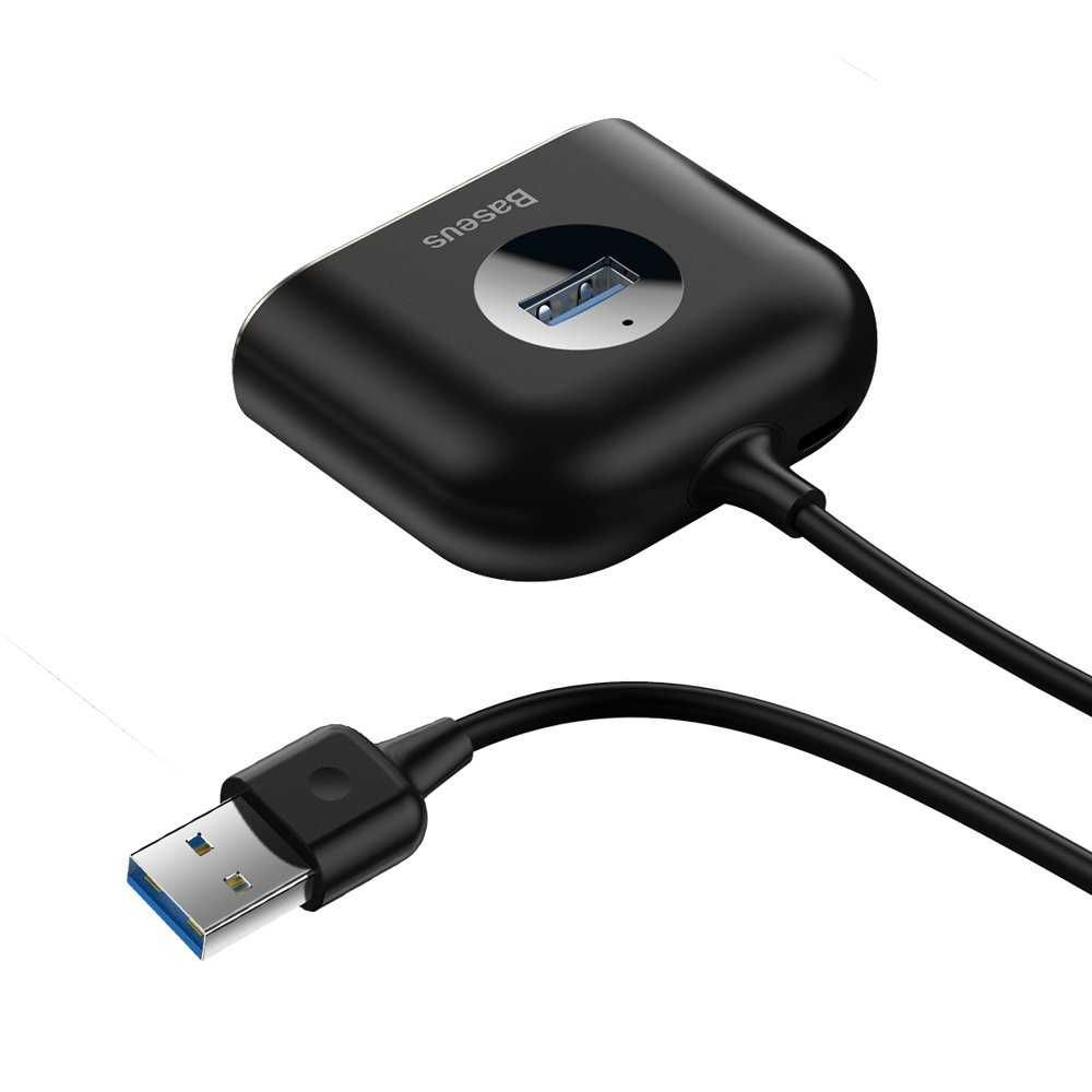 Baseus Square round 4 in 1 USB HUB Adapter USB3.0 TO USB3.0*1+USB2.0*3