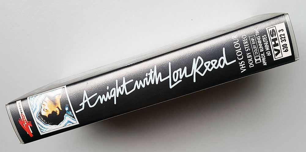 A Night with Lou Reed VHS The Bottom Line in New York City