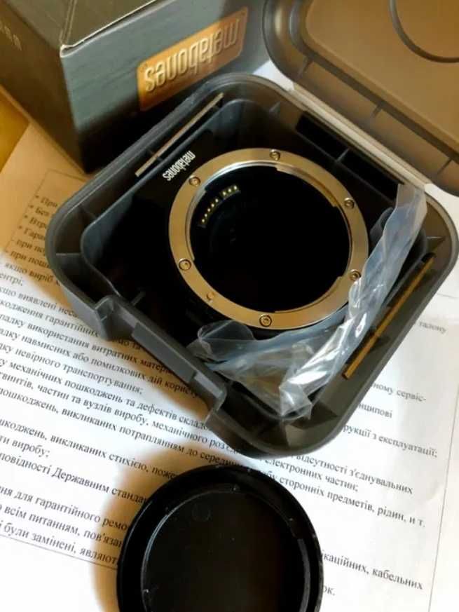 фото адаптер MetaBones до E-байонету Sony під скло від Canon