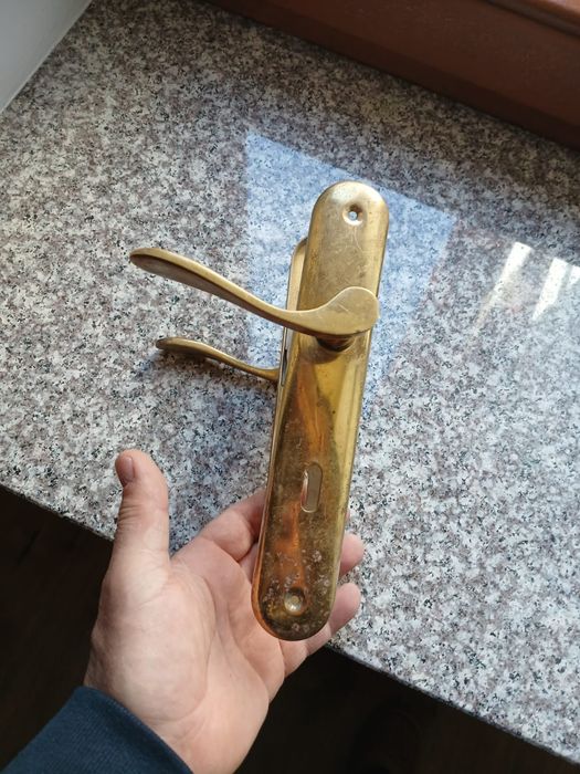 Klamka mosiężna 1 sztuka