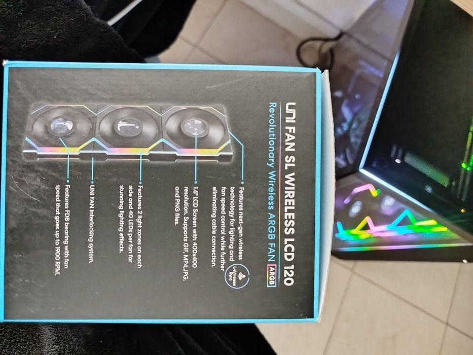 Troca Lian Li SL120 LCD