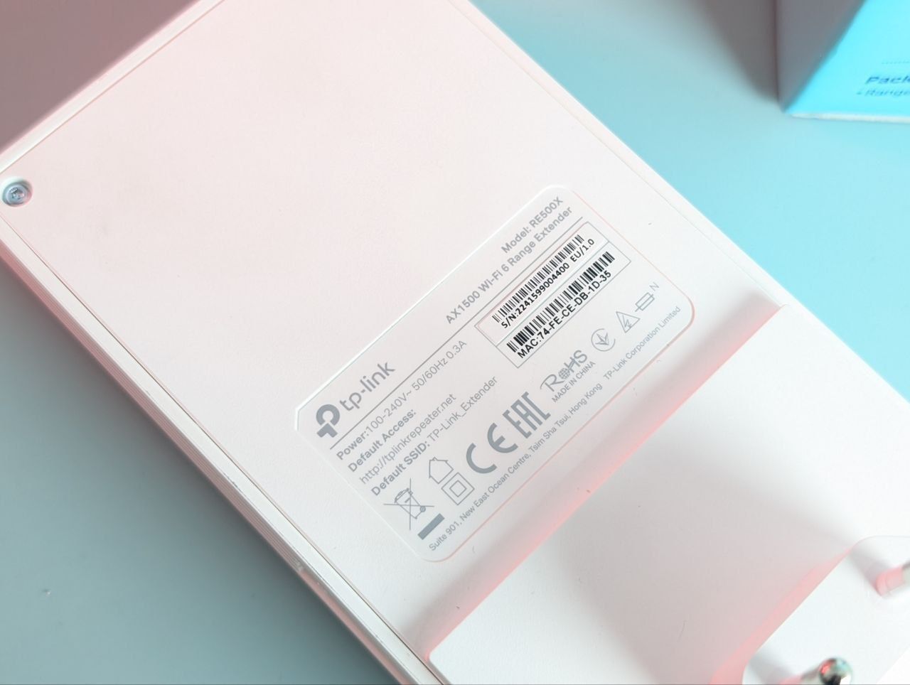 Ретранслятор TP-LINK RE500X WiFi6/AX1500/1Гбит/с/Поддержка MESH