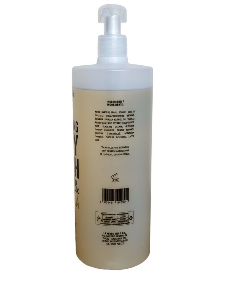 Итальянский гель для душа Argan&Vanilla oт La Verde Vita