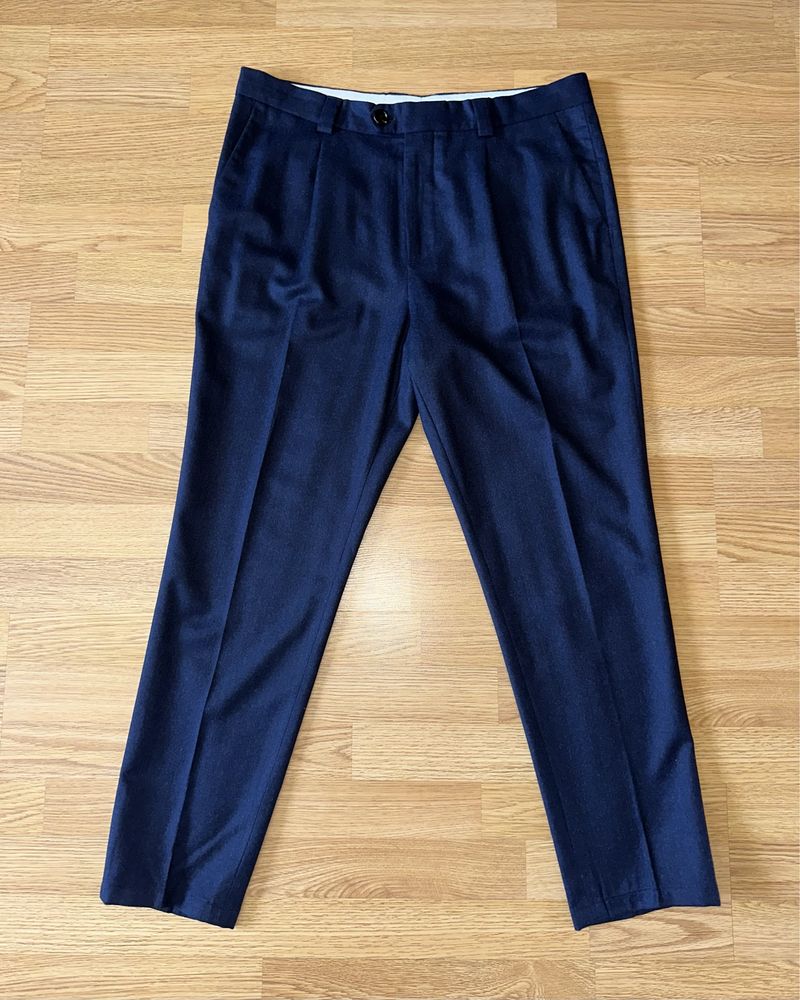Шерстяные штаны-брюки Brunello Cucinelli