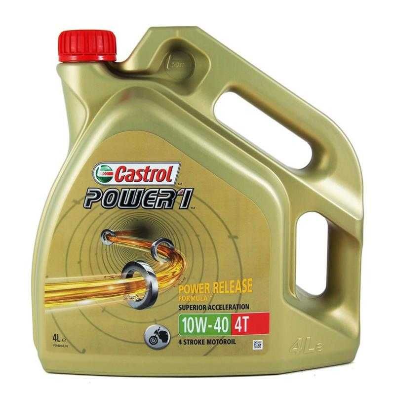 Olej do silników 4T 4T CASTROL Power 1 SAE 10W40 4L Półsyntetyczny