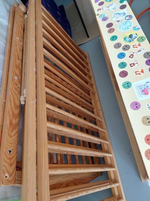 Łózeczko drewniane