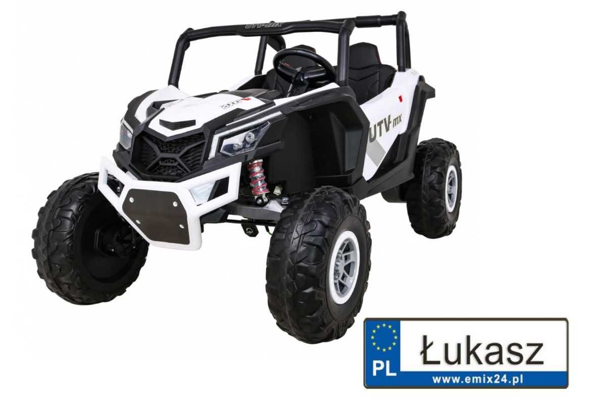 Duży Buggy dla dzieci UTV - MX Biały xmx-613 Autko na akumulator