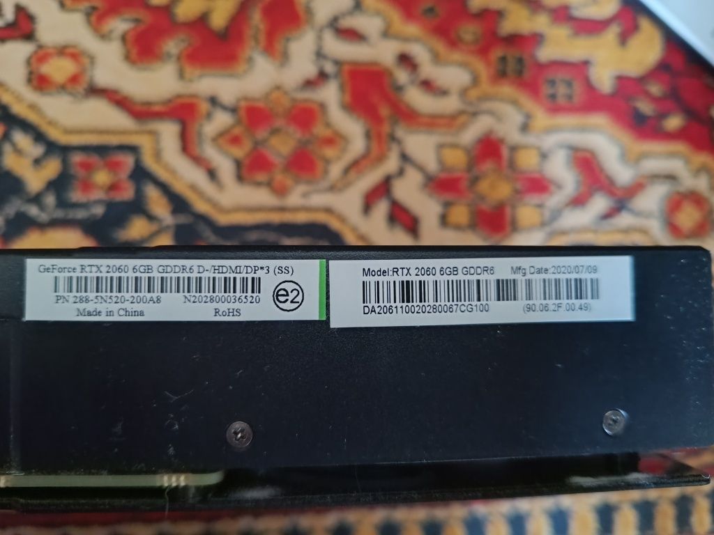 NVIDIA GEFORCE RTX 2060 6GB GDDR6 (dla kolekcjonerów)