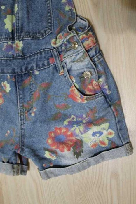 Комбінезон блакитний з шортами  jeans шорти джинсові