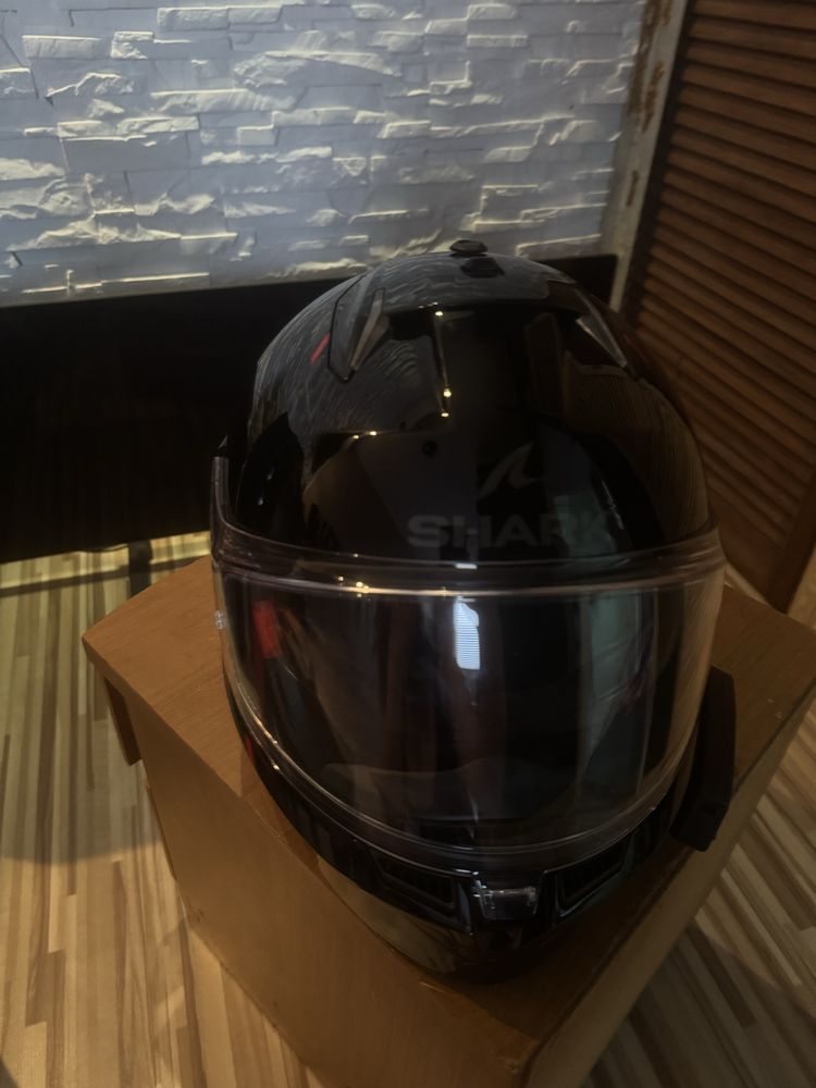 Kask motocyklowy SHARK XS + interkom