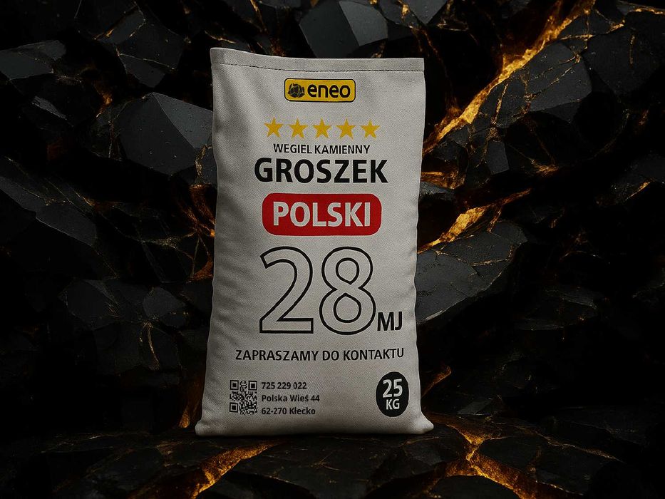 Ekogroszek, węgiel kamienny orzech, pellet, groszek. Transport gratis!