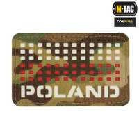 M-Tac naszywka Poland (z flagą) 50х80 Laser Cut