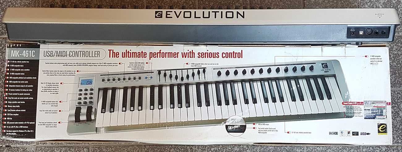 Midi клавіатура 61 клавіша M-Audio EVOLUTION K-461C