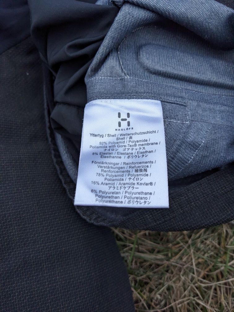 Штани Haglofs Gore-Tex Soft Shell трекінгові водонепроникні лижні гори