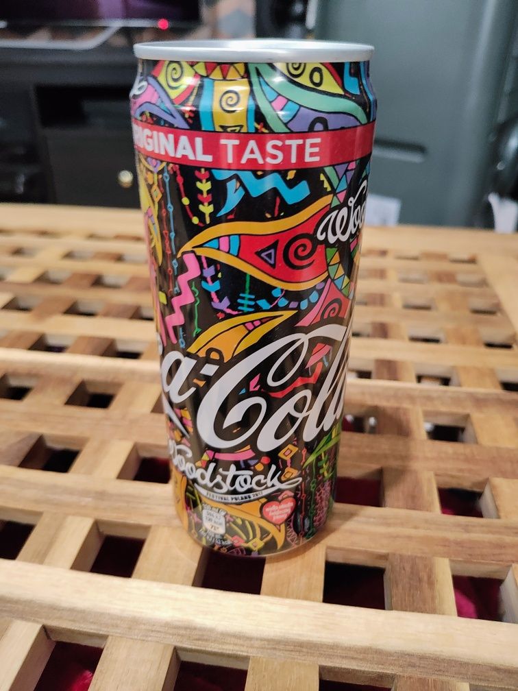 Puszka Coca Cola Woodstock 2017 zamknieta unikat