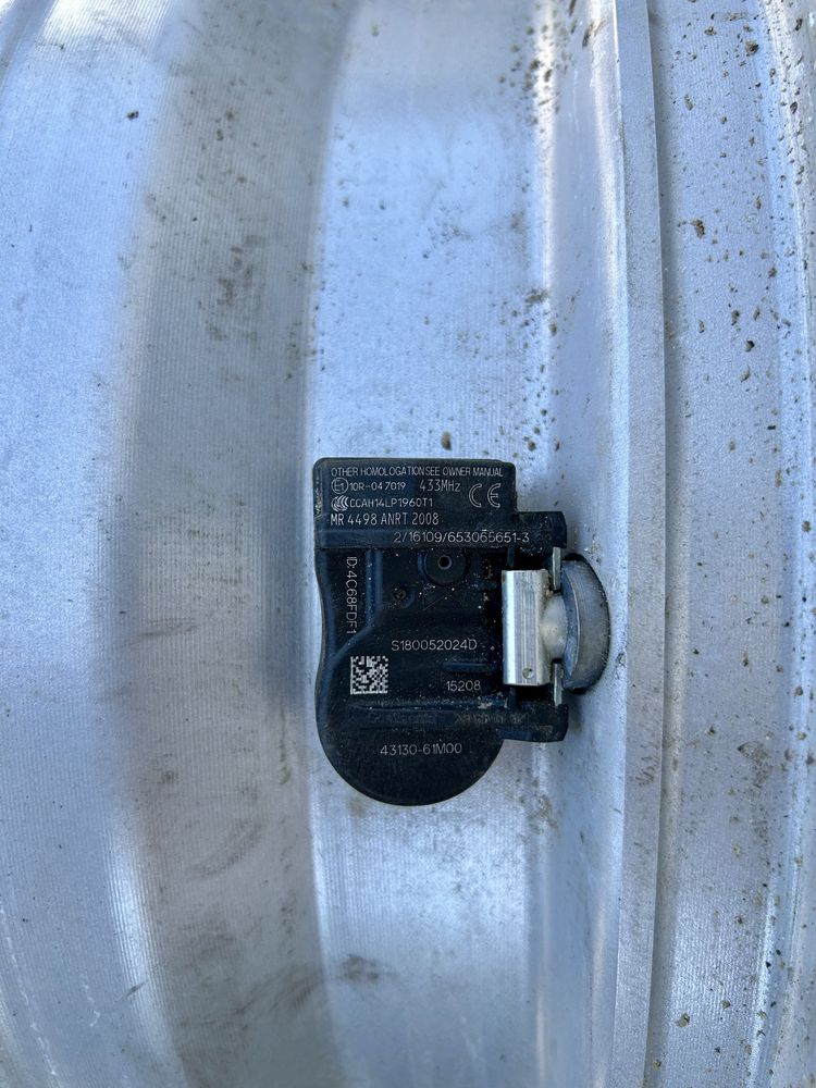 Alufelgi Suzuki Swift, SX4, Splash 6jx16 4x100 ET45 CZUJNIKI TPMS!