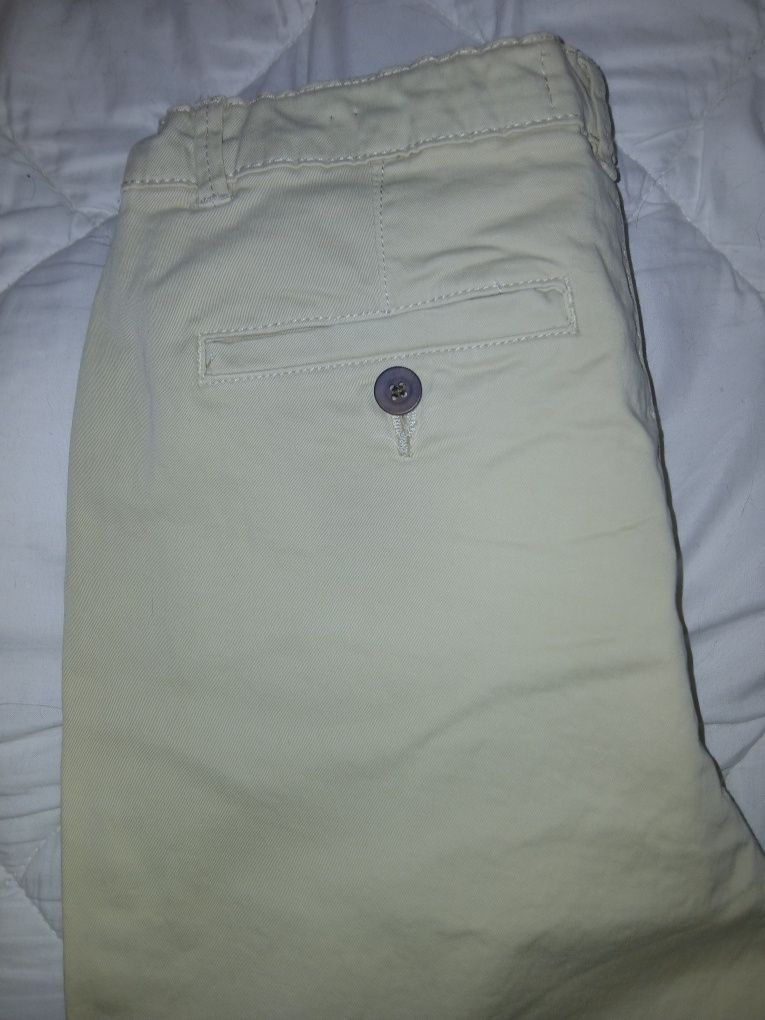 Calça rapaz cor creme