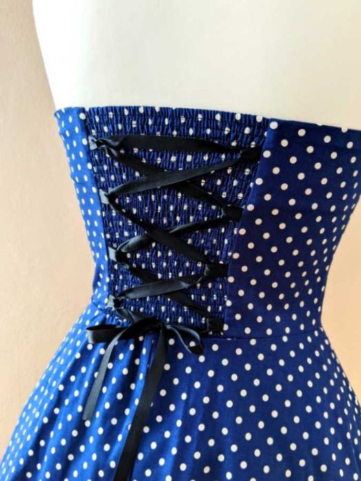 Sukienka pin up retro styl lata 80 60 strój tematyczny PRL przebranie