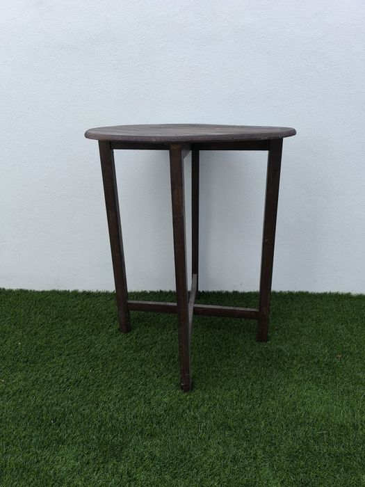 Mesa madeira redonda 60*65cm